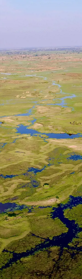 Okavango Delta von oben